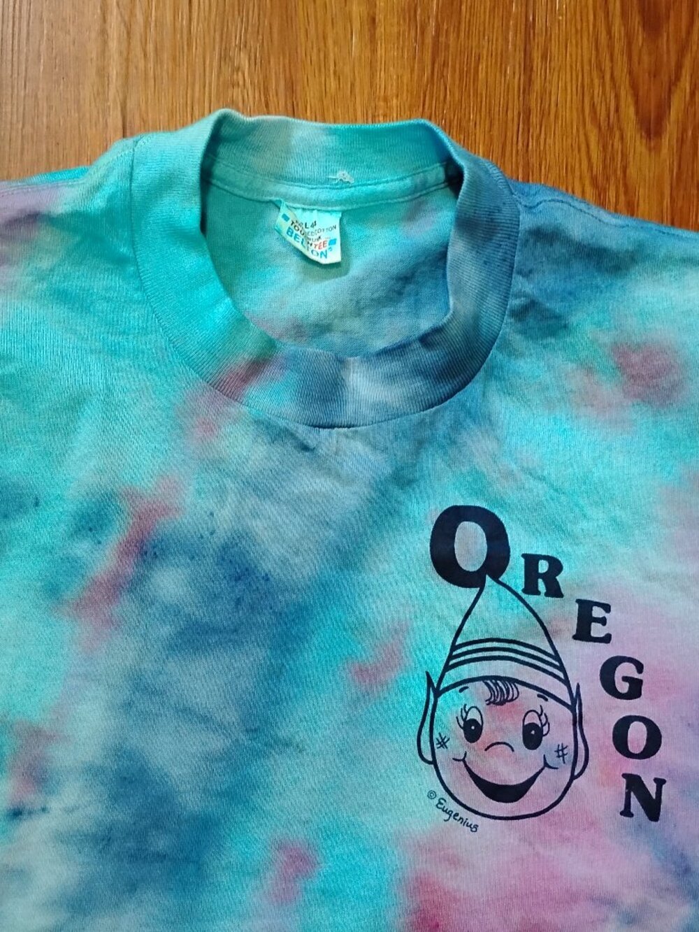 Vintage Eugenius Oregon Elf Tie Dye T-Shirt